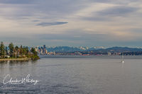 Seattle from Bainbridge Island Harbor