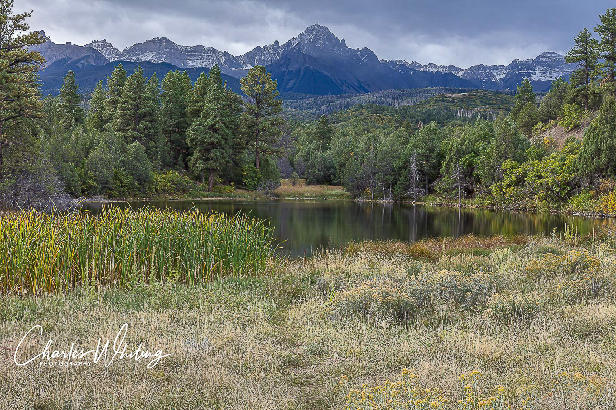 Mount Sneffels on a Stormy Morning from East Dallas Road, Ridgeway, Colorado