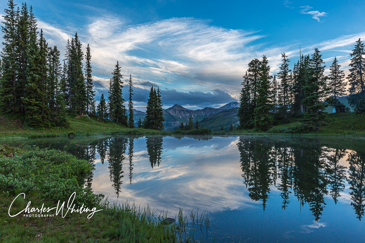 Sunset view from Paradise Divide, Crested Butte, Colorado