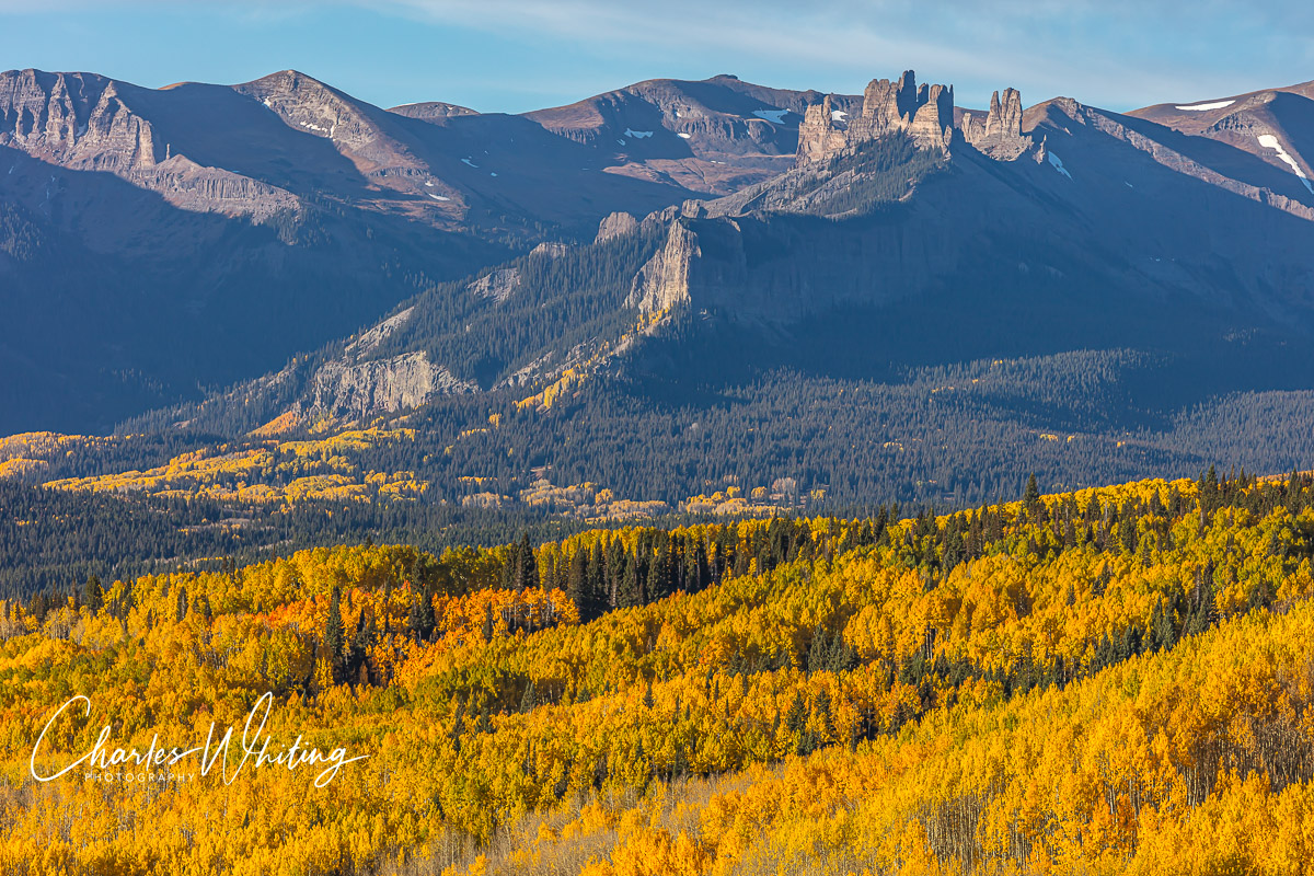 The Castles from Ohio Pass, Gunnison County, Colorado